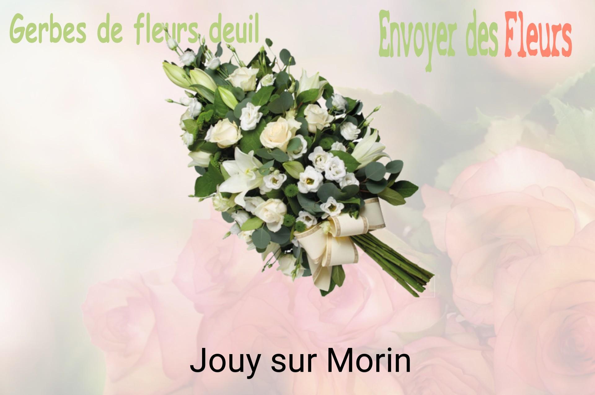 Gerbe de fleurs de deuil livrée à Jouy-sur-Morin